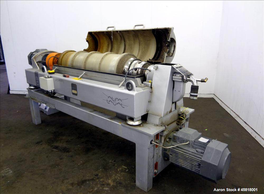 Used Alfa Laval Aldec G2-40 Solid Bowl Decanter Centrifuge