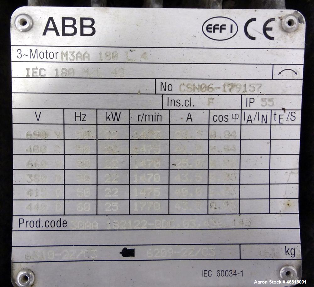 Used Alfa Laval Aldec G2-40 Solid Bowl Decanter Centrifuge