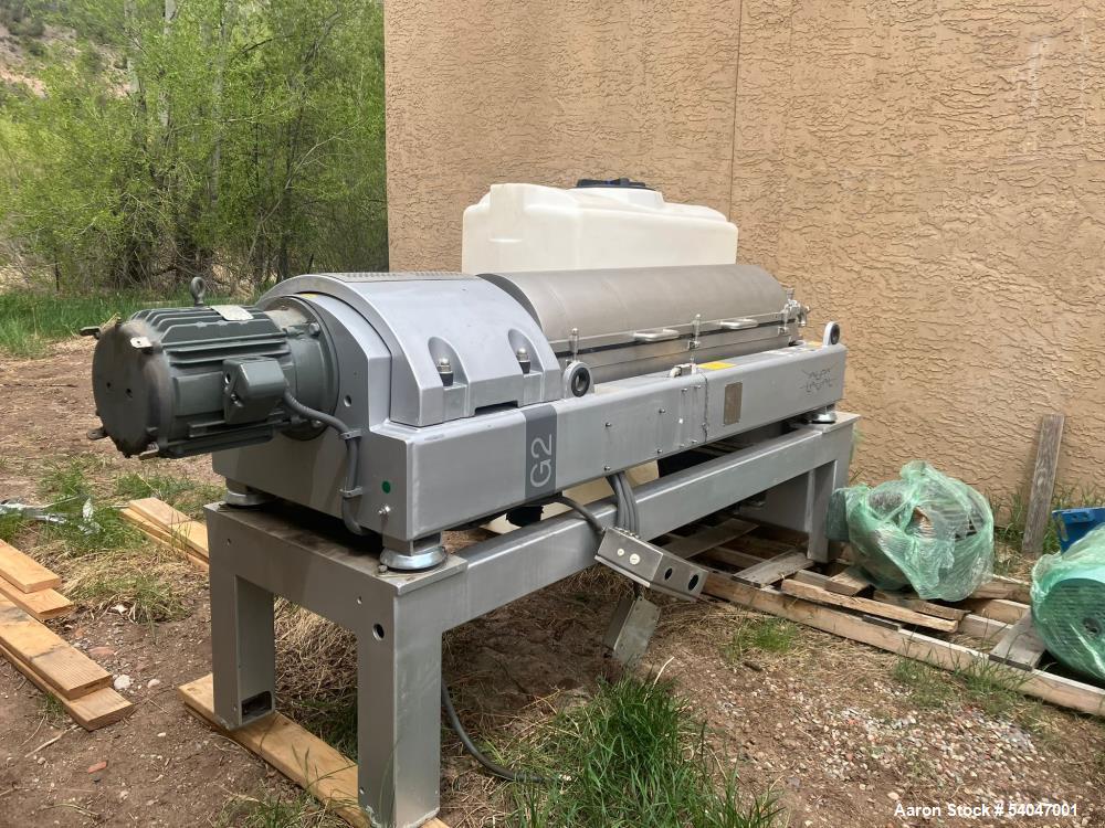 Used Alfa Laval Aldec-G2-40 Solid Bowl Decanter Centrifuge – 316SS, 4000 RPM, 30 HP, Wastewater Application