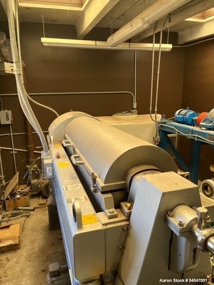 Used Alfa Laval Aldec-G2-40 Solid Bowl Decanter Centrifuge – 316SS, 4000 RPM, 30 HP, Wastewater Application