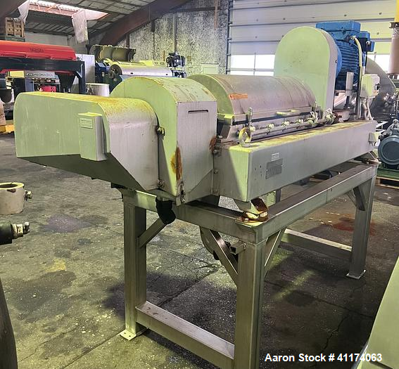 Used – Alfa Laval MRNX 414B-31G Solid Bowl Decanter Centrifuge – 316 SS, Food-Grade