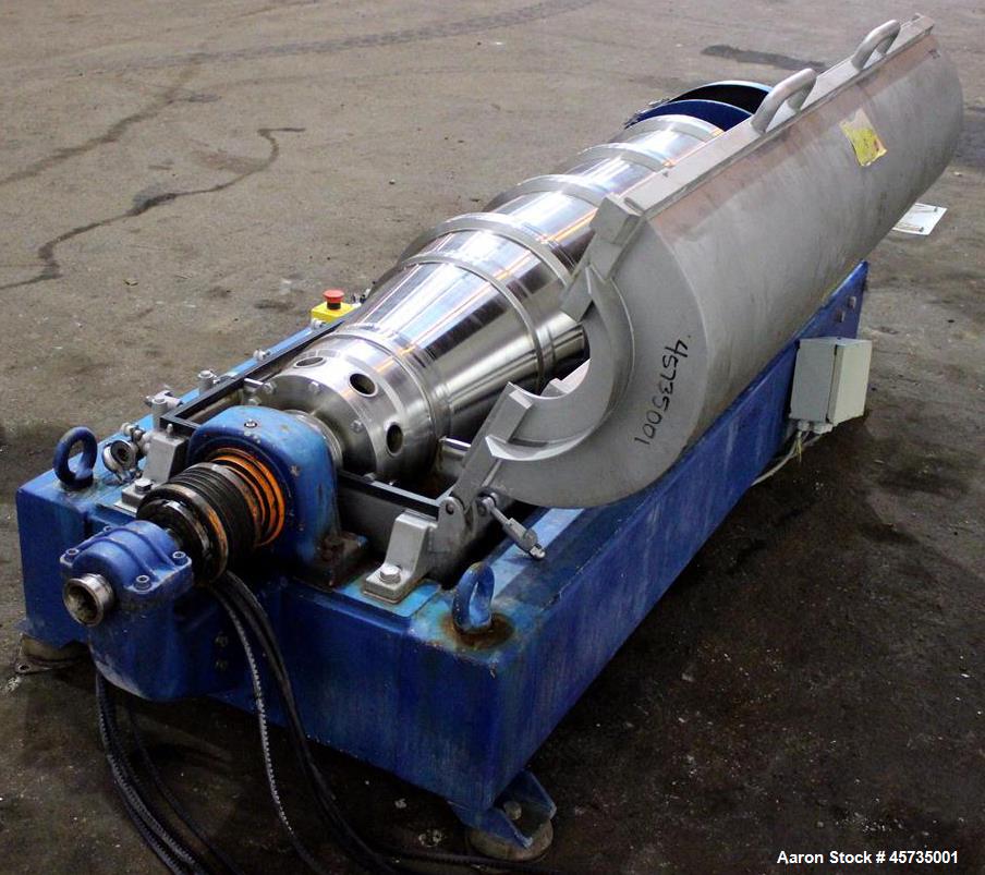 Used Alfa Laval MRNX-418B-31 Solid Bowl Decanter Centrifuge.