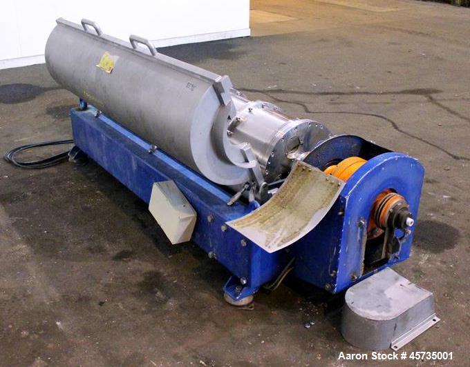 Used Alfa Laval MRNX-418B-31 Solid Bowl Decanter Centrifuge.