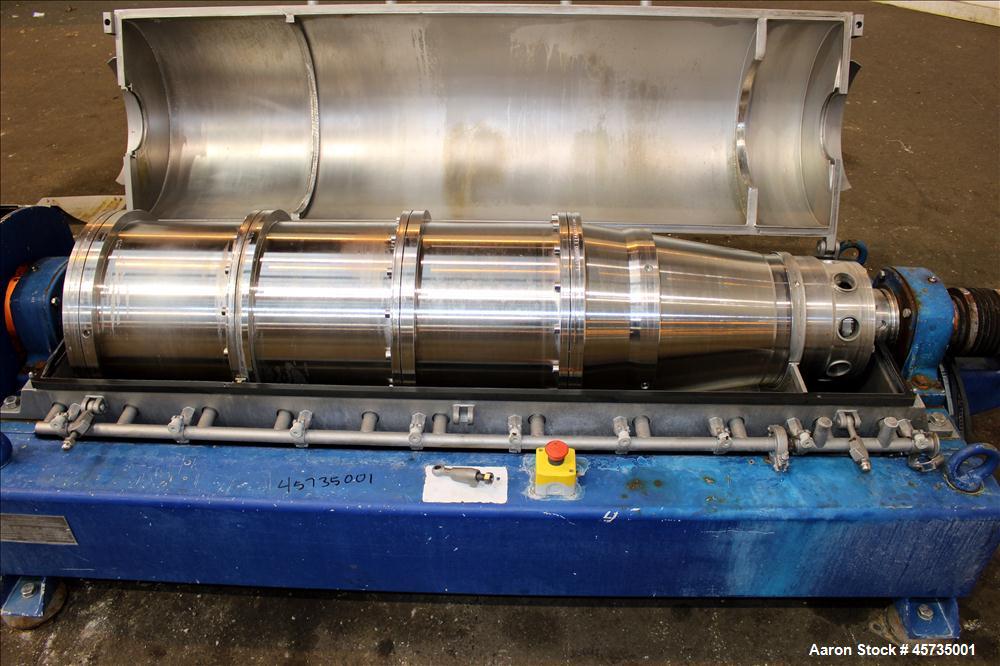Used Alfa Laval MRNX-418B-31 Solid Bowl Decanter Centrifuge.