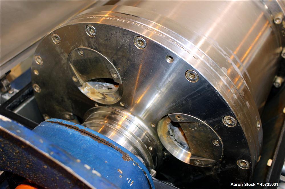 Used Alfa Laval MRNX-418B-31 Solid Bowl Decanter Centrifuge.