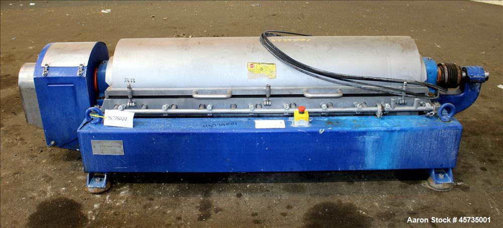 Used Alfa Laval MRNX-418B-31 Solid Bowl Decanter Centrifuge.