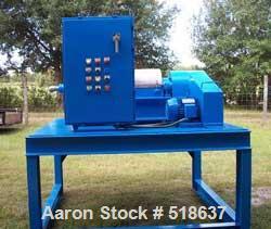 USED: Alfa Laval NX-309 solid bowl decanter centrifuge, 316 stainlesssteel construction (product contact areas). Max bowl speed 5600 rpm,base, casing, gearbox, 20 hp main drive 230/460/3/60, 5 hp bac...
