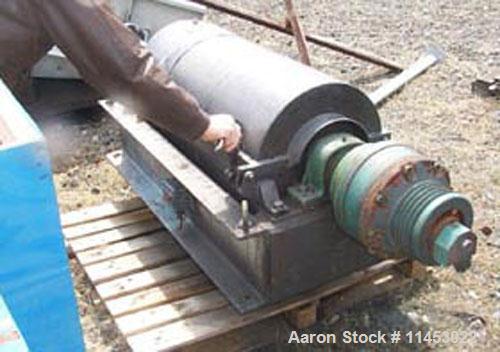 Unused-Used: Alfa Laval NX-314B-31G solid bowl decanter centrifuge. 316 stainless steel construction on product contact areas. Max bowl speed 3250 rpm, 110 mm conveyor, double row of cake discharge p...