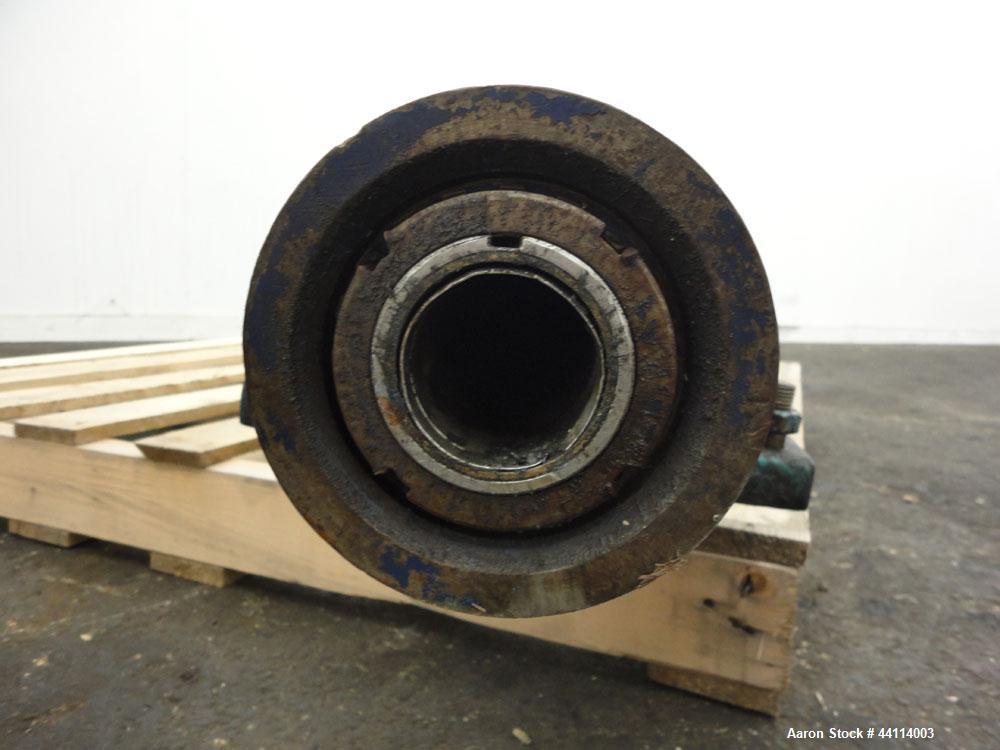 Used Alfa Laval NX-314 Solid Bowl Decanter Centrifuge Rotating Assembly. 316 Stainless steel construction product contact areas. Maximum bowl speed 3250 rpm, 110mm single lead conveyor with welded ha...