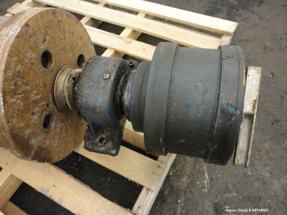 Used Alfa Laval NX-314 Solid Bowl Decanter Centrifuge Rotating Assembly. 316 Stainless steel construction product contact areas. Maximum bowl speed 3250 rpm, 110mm single lead conveyor with welded ha...