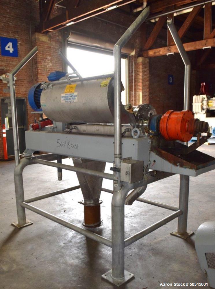 Used Alfa Laval NX-414 "Semi-Sanitary" Decanter Centrifuge