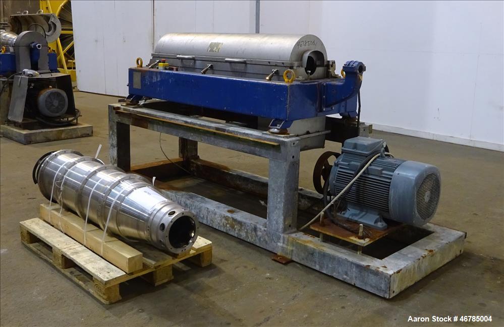 Used Alfa Laval AVNX-418B-11G (Three-Phase) Solid Bowl Decanter Centrifuge.