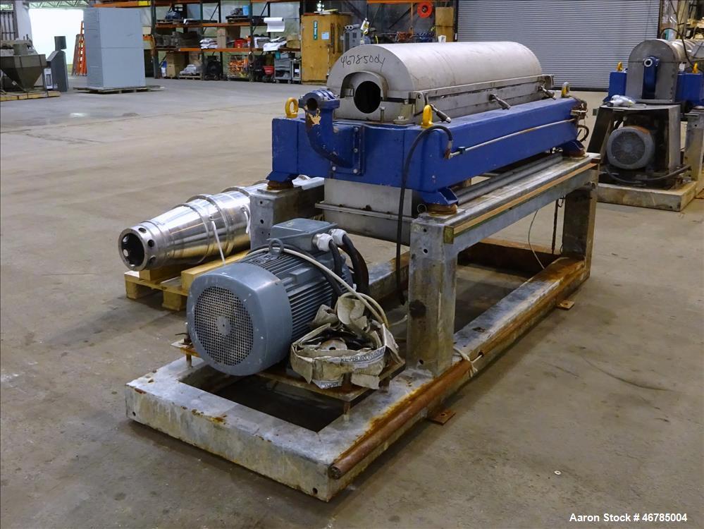 Used Alfa Laval AVNX-418B-11G (Three-Phase) Solid Bowl Decanter Centrifuge.