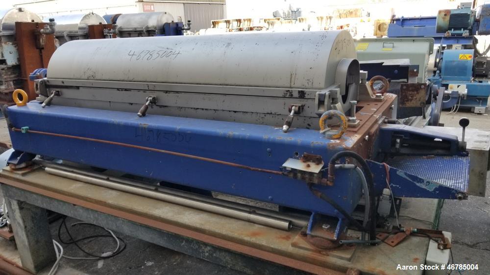Used Alfa Laval AVNX-418B-11G (Three-Phase) Solid Bowl Decanter Centrifuge.