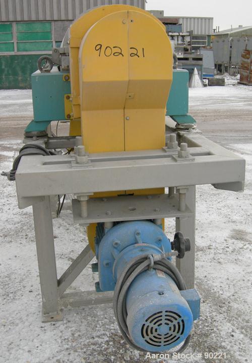 USED: Alfa Laval NX-418-B11G (2/3 phase) solid bowl decanter centrifuge. 316 stainless steel construction on product contact areas, max speed 4000 rpm, approximate 3" single lead conveyor with welded...