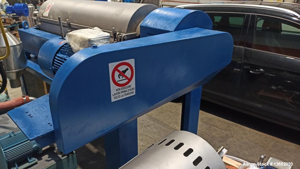 Used Alfa Laval Solid Bowl Decanter Centrifuge. Model NX-418B-31G
