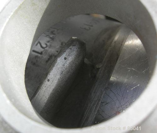 Used Alfa Laval NX-418B-31G Solid Bowl Decanter Centrifuge. 316 stainless steel construction on product contact areas. Maximum bowl speed 4000 rpm. 3" esjberg single lead conveyor with TM-21 welded h...