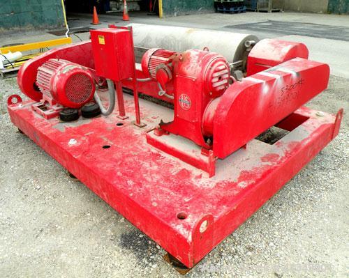 Used Alfa Laval NX-418S-31G Solid Bowl Decanter Centrifuge, 2 phase or 3 phase separation design (presently has plugs in the 3rd phase ports, just requires screw-in 3rd phase regulating tubes), 316 s...