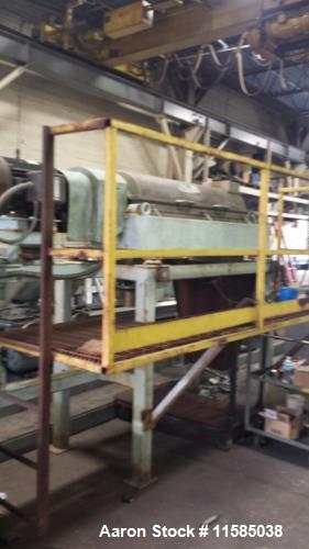 Used Alfa Laval Solid Bowl Decanter Centrifuge. Model NX-418