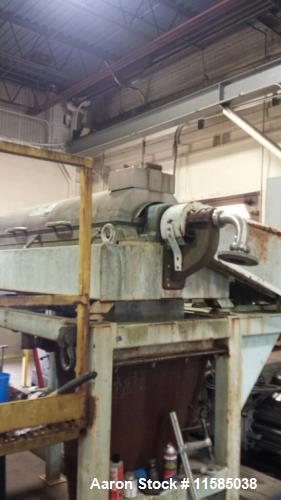 Used Alfa Laval Solid Bowl Decanter Centrifuge. Model NX-418