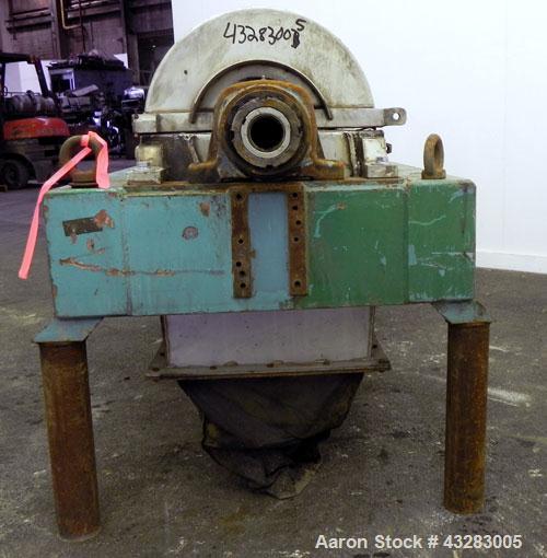 Used Stainless Steel Alfa Laval Solid Bowl Decanter Centrifuge, Model NX-418