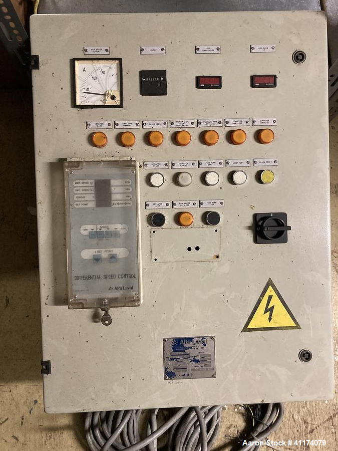 Used Alfa Laval NX 438B-31G Solid Bowl Decanter Centrifuge – 316 SS High-Speed Separation System