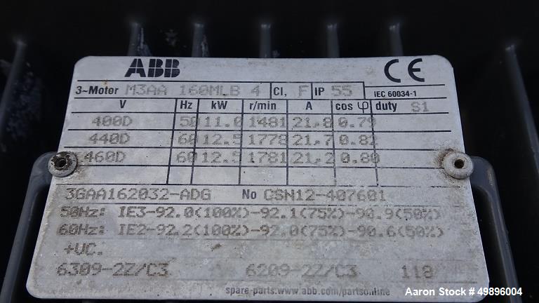 Used Alfa Laval NX-4451B-31G Solid Bowl Decanter Centrifuge.