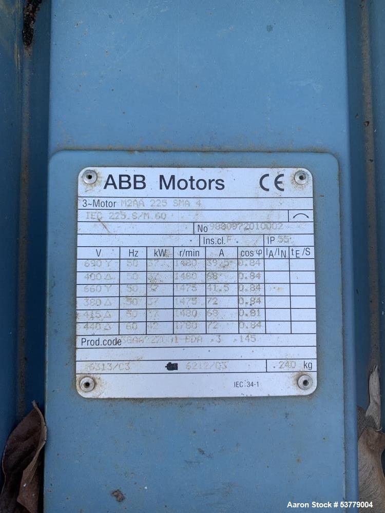 Used Alfa Laval DSNX 4555 Decanter Centrifuge – 316 Stainless Steel Solid Bowl System for Industrial Sludge Dewatering