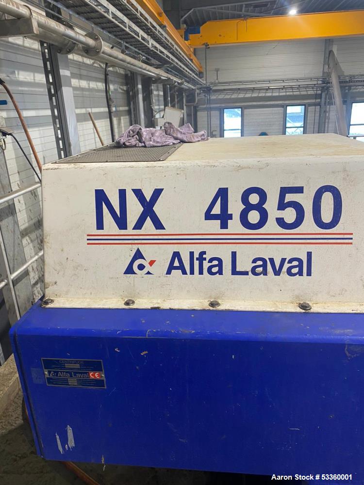 Alfa Laval NX-4850 Solid Bowl Decanter Centrifuge.