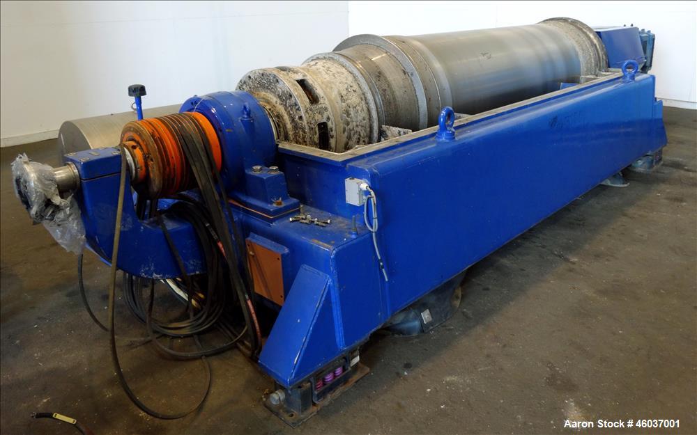 Used Alfa Laval Sharples NX-7050 (same as a PM-75000) Super-D-Canter Centrifuge (dry solids design). 316/317 Stainless steel/ 2205 duplex construction (product contact areas). Maximum bowl speed 2700...
