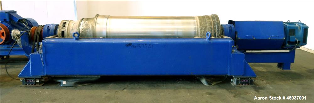 Used Alfa Laval Sharples NX-7050 (same as a PM-75000) Super-D-Canter Centrifuge (dry solids design). 316/317 Stainless steel/ 2205 duplex construction (product contact areas). Maximum bowl speed 2700...
