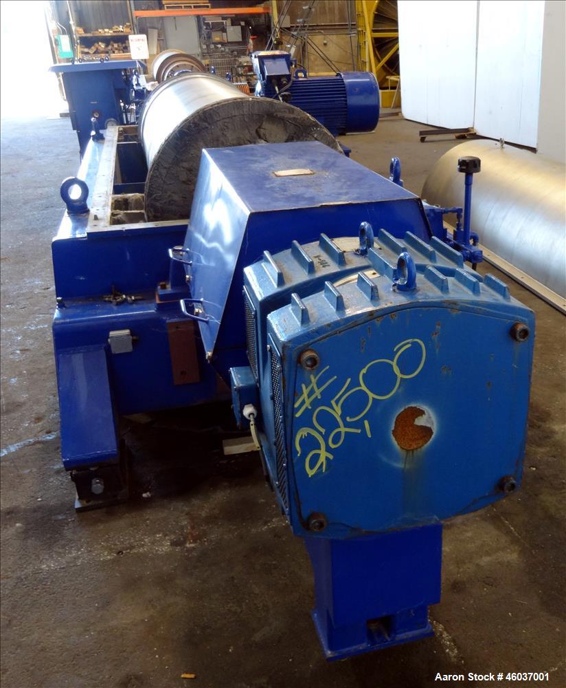 Used Alfa Laval Sharples NX-7050 (same as a PM-75000) Super-D-Canter Centrifuge (dry solids design). 316/317 Stainless steel/ 2205 duplex construction (product contact areas). Maximum bowl speed 2700...