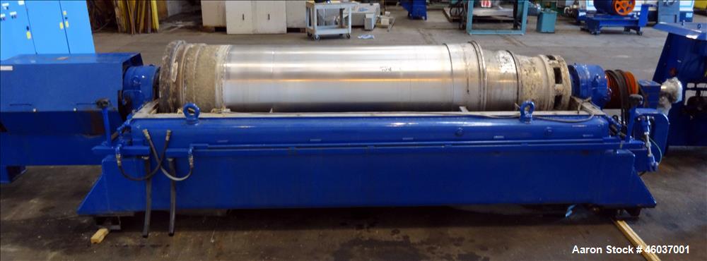 Used Alfa Laval Sharples NX-7050 (same as a PM-75000) Super-D-Canter Centrifuge (dry solids design). 316/317 Stainless steel/ 2205 duplex construction (product contact areas). Maximum bowl speed 2700...