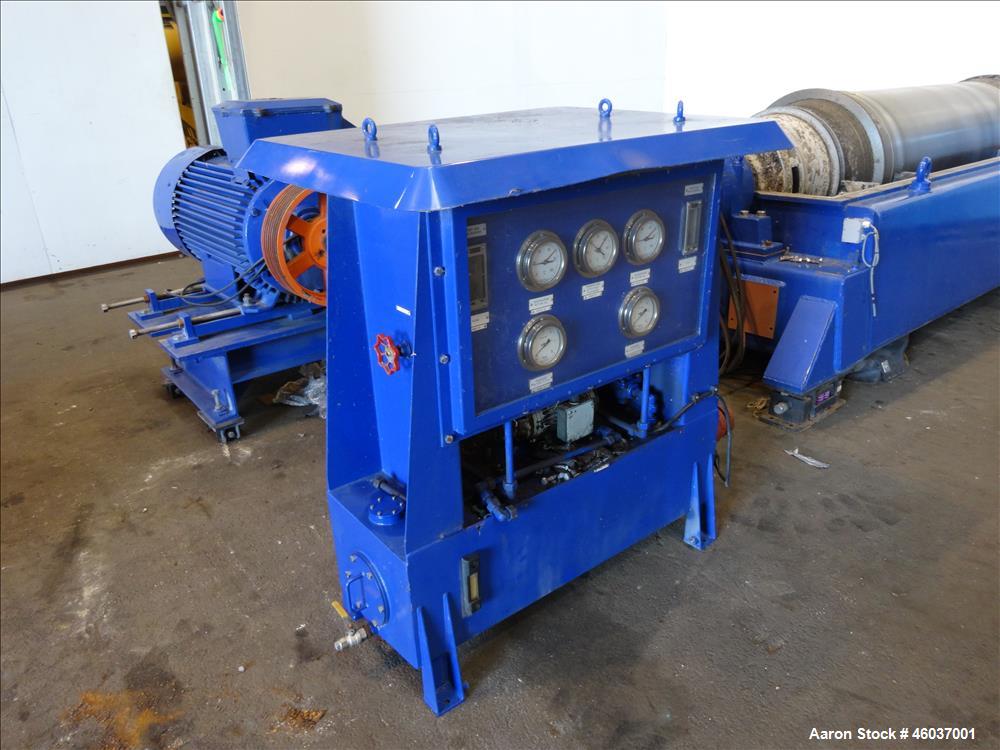 Used Alfa Laval Sharples NX-7050 (same as a PM-75000) Super-D-Canter Centrifuge (dry solids design). 316/317 Stainless steel/ 2205 duplex construction (product contact areas). Maximum bowl speed 2700...