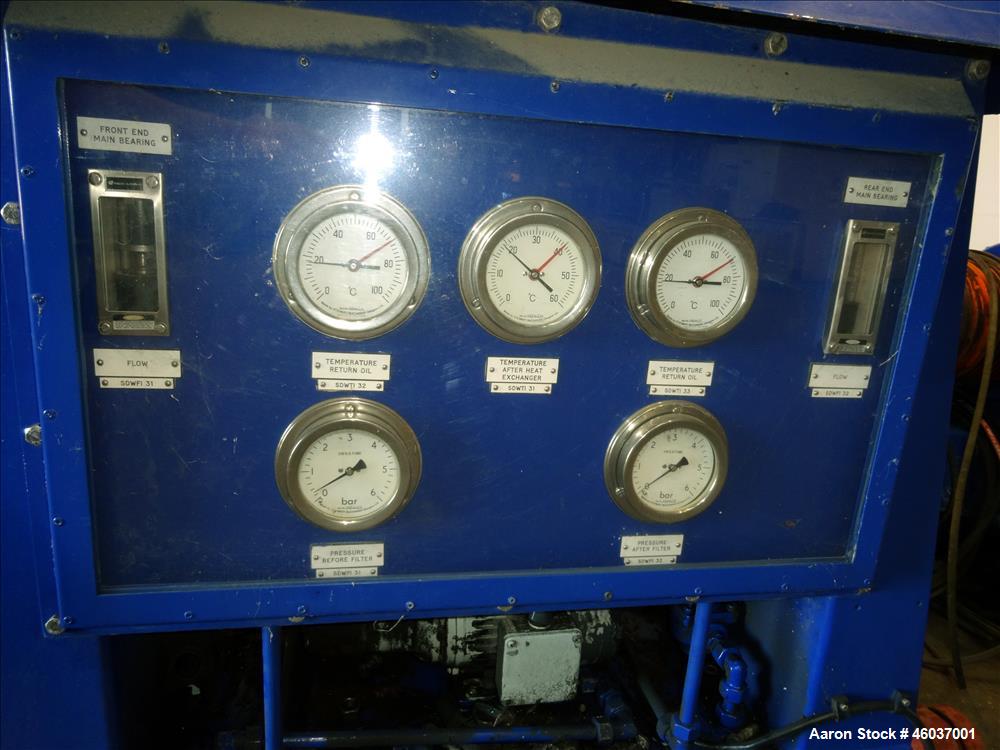 Used Alfa Laval Sharples NX-7050 (same as a PM-75000) Super-D-Canter Centrifuge (dry solids design). 316/317 Stainless steel/ 2205 duplex construction (product contact areas). Maximum bowl speed 2700...