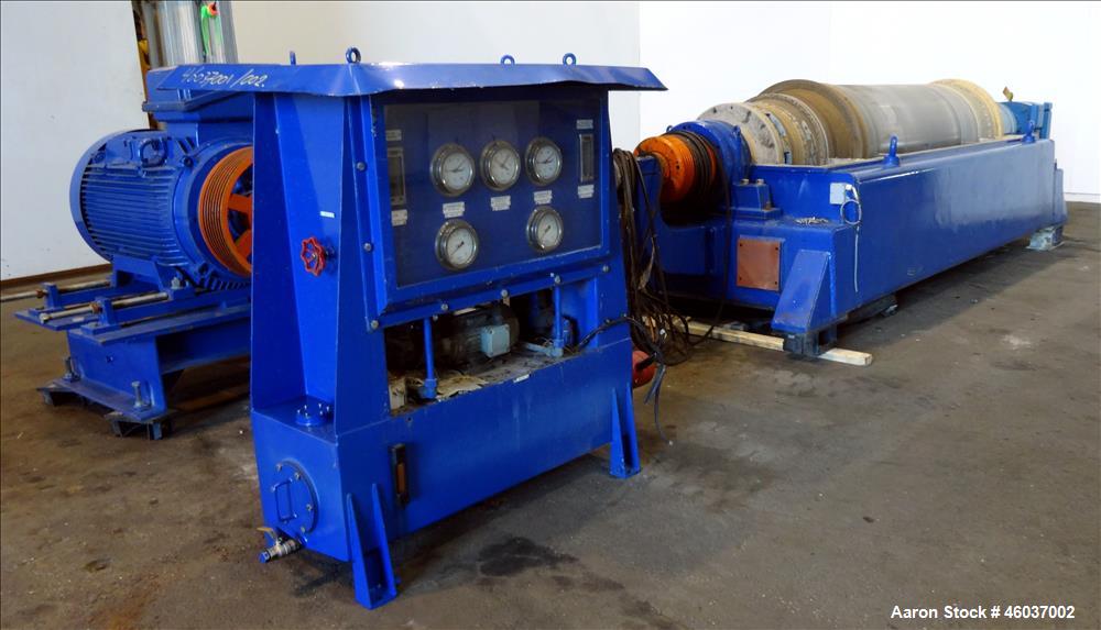 Used Alfa Laval Sharples NX-7050 (same as a PM-75000) Super-D-Canter Centrifuge (dry solids design). 316/317 Stainless steel/ 2205 duplex construction (product contact areas). Maximum bowl speed 2700...
