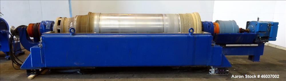 Used Alfa Laval Sharples NX-7050 (same as a PM-75000) Super-D-Canter Centrifuge (dry solids design). 316/317 Stainless steel/ 2205 duplex construction (product contact areas). Maximum bowl speed 2700...