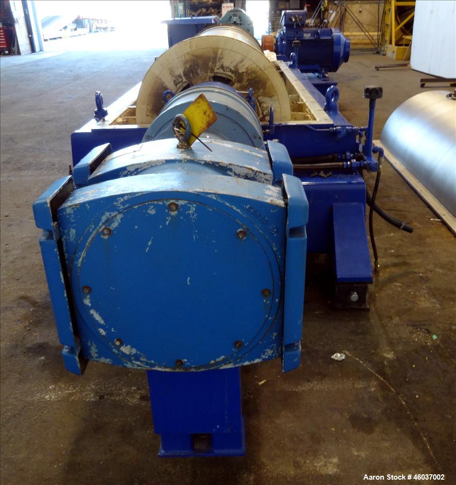 Used Alfa Laval Sharples NX-7050 (same as a PM-75000) Super-D-Canter Centrifuge (dry solids design). 316/317 Stainless steel/ 2205 duplex construction (product contact areas). Maximum bowl speed 2700...