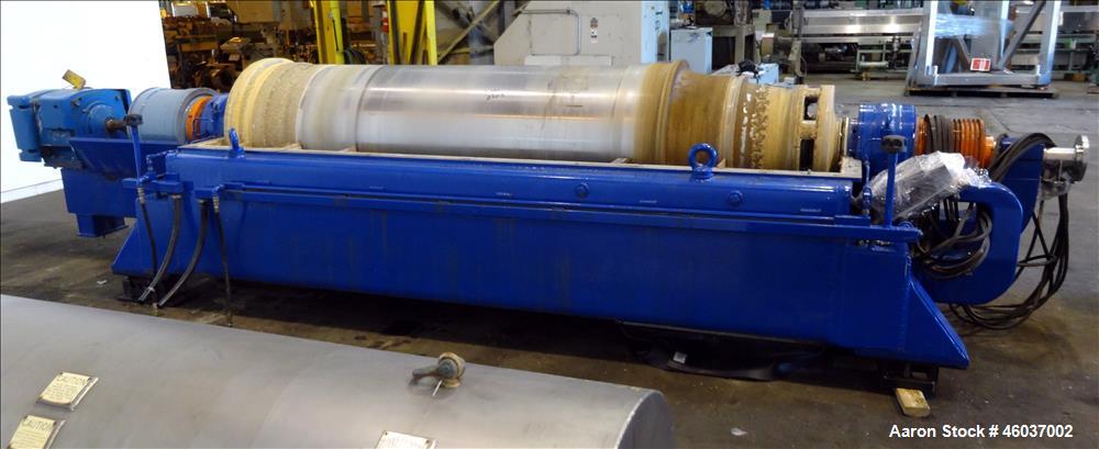 Used Alfa Laval Sharples NX-7050 (same as a PM-75000) Super-D-Canter Centrifuge (dry solids design). 316/317 Stainless steel/ 2205 duplex construction (product contact areas). Maximum bowl speed 2700...