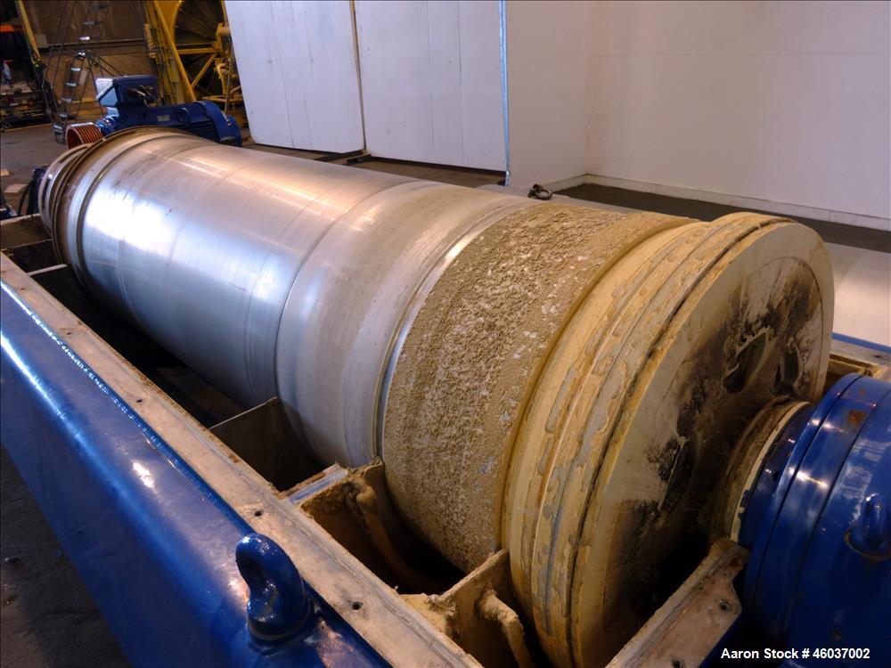 Used Alfa Laval Sharples NX-7050 (same as a PM-75000) Super-D-Canter Centrifuge (dry solids design). 316/317 Stainless steel/ 2205 duplex construction (product contact areas). Maximum bowl speed 2700...