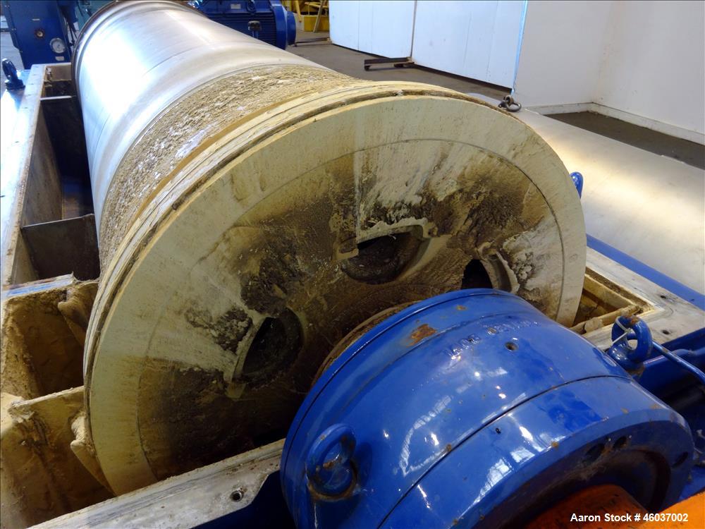 Used Alfa Laval Sharples NX-7050 (same as a PM-75000) Super-D-Canter Centrifuge (dry solids design). 316/317 Stainless steel/ 2205 duplex construction (product contact areas). Maximum bowl speed 2700...