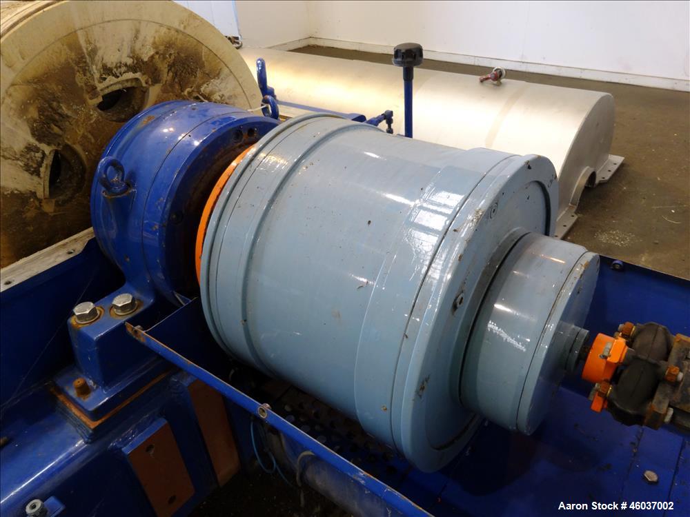 Used Alfa Laval Sharples NX-7050 (same as a PM-75000) Super-D-Canter Centrifuge (dry solids design). 316/317 Stainless steel/ 2205 duplex construction (product contact areas). Maximum bowl speed 2700...