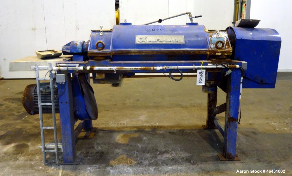 Used Alfa Laval Solid Bowl Decanter Centrifuge, Model NX-714