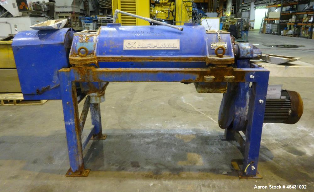 Used Alfa Laval Solid Bowl Decanter Centrifuge, Model NX-714