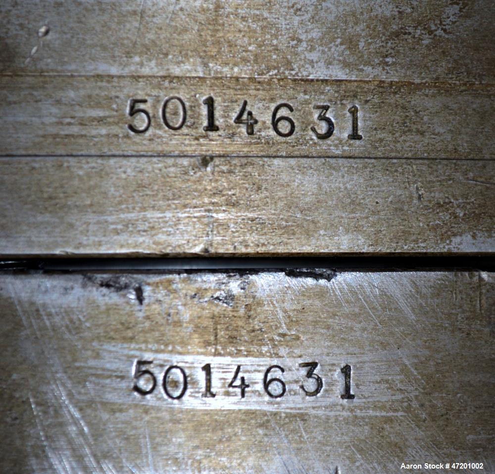 Used Alfa Laval NX 414 Decanter Centrifuge. 316 Stainless steel product contact areas. Maximum bowl speed 4000 rpm, approximate 110mm single lead conveyor, single row of lined cake discharge ports, 2...