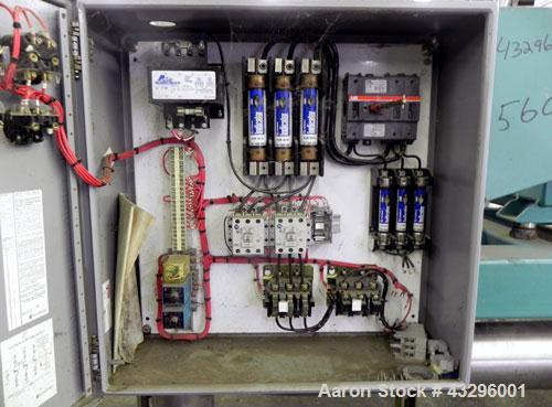 Used Alfa Laval NX-418S-31G (2 or 3 phase design) Solid Bowl Decanter Centrifuge. 316 Stainless steel construction on product contact areas, maximum bowl speed 4000 rpm, 70 mm single lead conveyor, s...