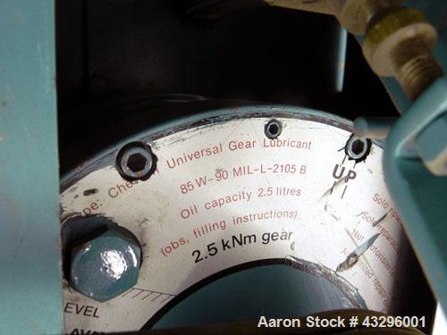 Used Alfa Laval NX-418S-31G (2 or 3 phase design) Solid Bowl Decanter Centrifuge. 316 Stainless steel construction on product contact areas, maximum bowl speed 4000 rpm, 70 mm single lead conveyor, s...