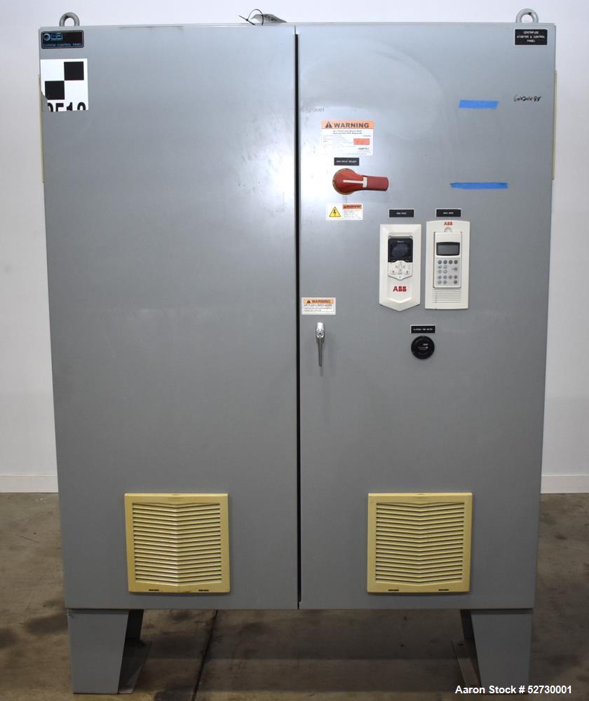Used Alfa Laval P1-305 Solid Bowl Decanter Centrifuge. 304 Stainless Steel contract areas. Maximum solids density 1.3 kg/dm3. Maximum bowl speed 4200 rpm. Feed temperature 32 to 212 degrees F. Approx...