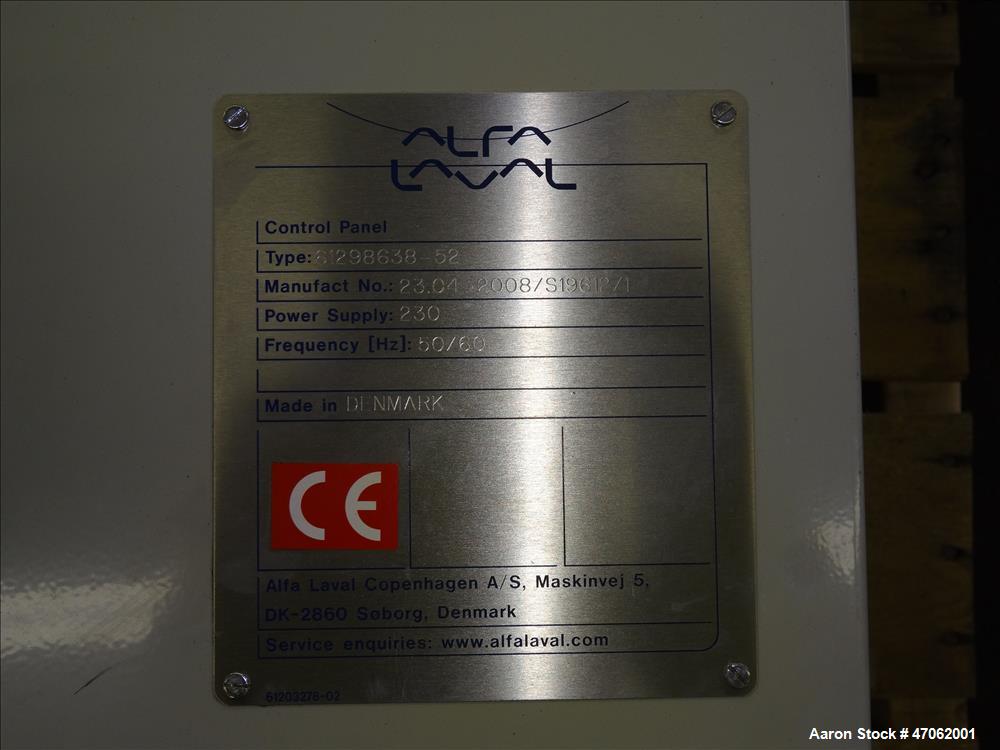 Unused- Alfa Laval SG 2-200 Solid Bowl Decanter Centrifuge