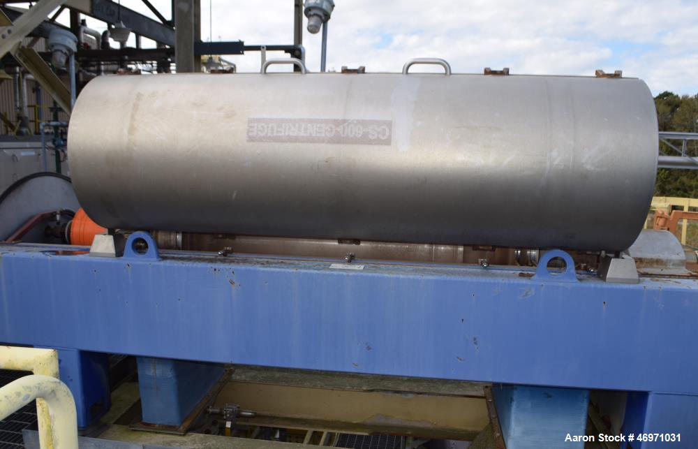 Used Alfa Laval SG2-500 Solid Bowl Decanter Centrifuge